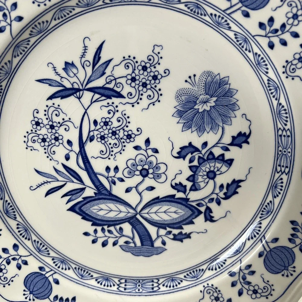 Vintage Oriental Onion Ironstone Serving Platter 4610 Made in Japan